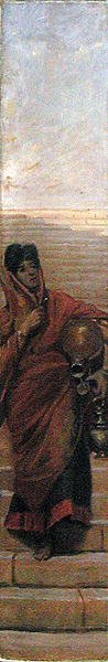 An Indian Water Carrier by Valentine Cameron Prinsep