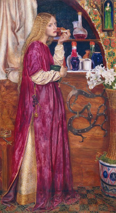 The Queen was in the Parlour, Eating Bread and Honey by Valentine Cameron Prinsep