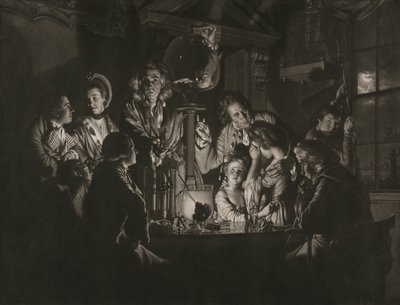 A Philosopher Showing an Experiment on the Air Pump by Valentine Green