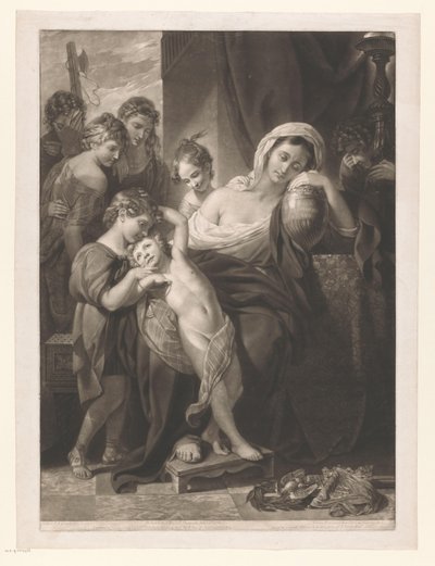 Agrippina the Elder Mourning with the Ashes of Germanicus by Valentine Green