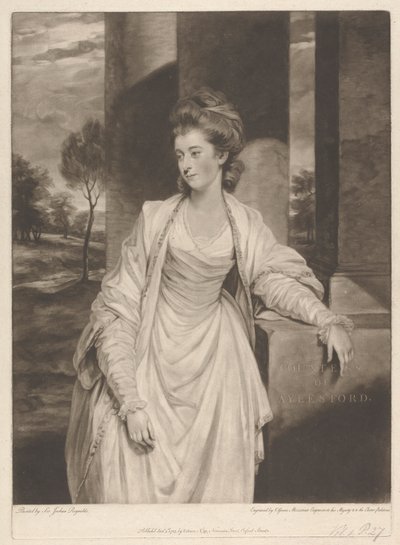 Louisa Finch (née Thynne), Countess of Aylesford by Valentine Green