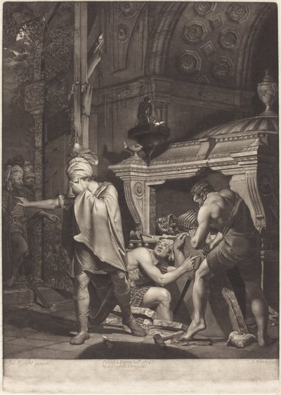 Miravan Opening the Tomb of His Ancestors, 1772 by Valentine Green