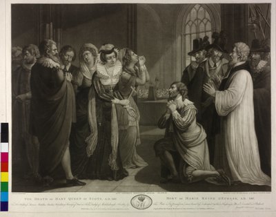 The Death of Mary Stuart, Queen of Scotland by Valentine Green