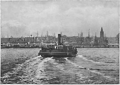 Liverpool, from the Mersey by Valentine and Sons Ltd