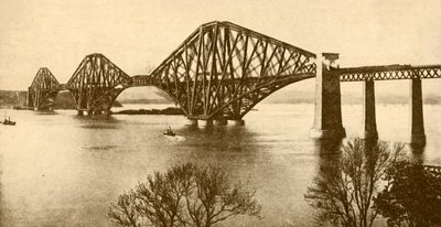 The Forth Bridge by Valentine and Sons Ltd