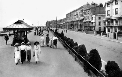 The Promenade, West Worthing, West Sussex, Early 20th century by Valentine and Sons Ltd