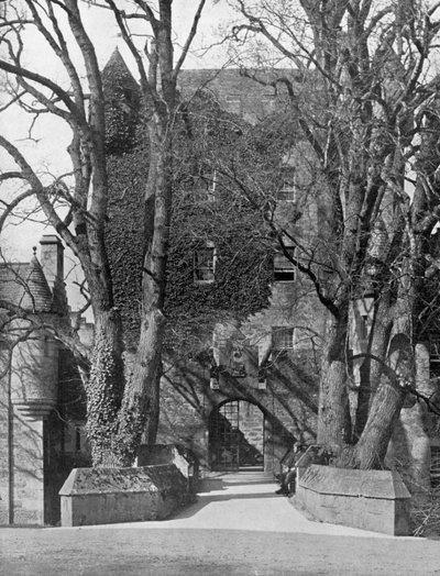 Drawbridge, Cawdor Castle, Scotland by Valentine and Sons Ltd