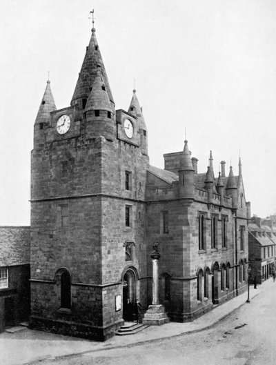 Old Tower, Tain, Ross and Cromarty, Scotland by Valentine and Sons Ltd