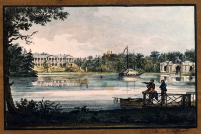 Cameron Gallery at the Catherine Palace in Tsarskoye Selo by Valerian Platonovich Langer