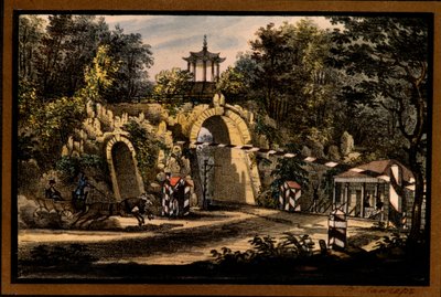The Grand Caprice Pavilion in the Catherine Park of Tsarskoye Selo by Valerian Platonovich Langer
