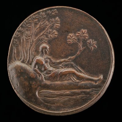Bembo beside a Stream [reverse] by Valerio Belli