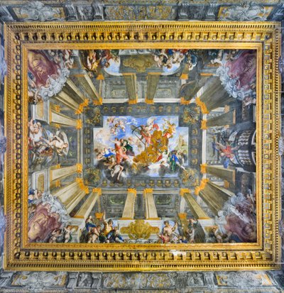 The Chariot of the Time and the Four Ages of Man by Valerio Castello
