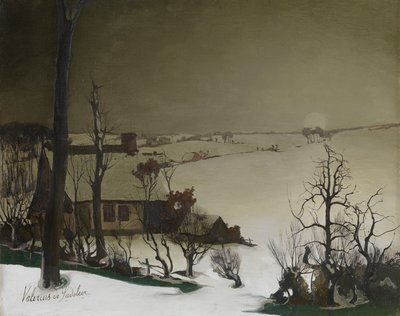Winter Landscape in the Morning by Valerius de Saedeleer