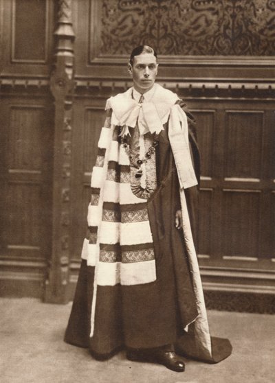 The Duke of York in robes of the House of Lords, 1920 by Vandyk