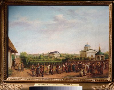 The Wedding in Kukavka Village by Vasili Andreevich Tropinin