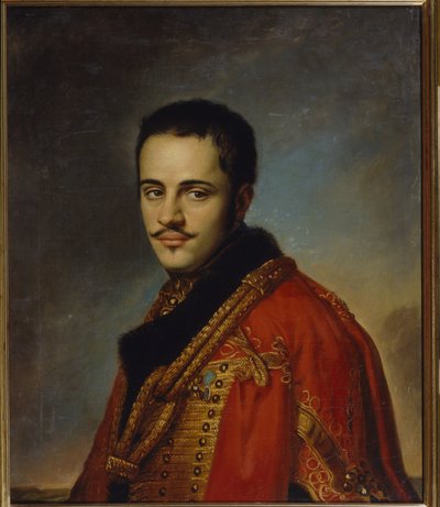 Portrait of N.N. Raevsky The Younger by Vasili Andreevich Tropinin