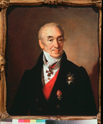Portrait of Sergei Kushnikov by Vasili Andreevich Tropinin