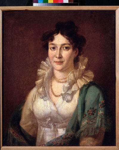 Portrait of Princess Isabella de Conti by Vasili Andreevich Tropinin