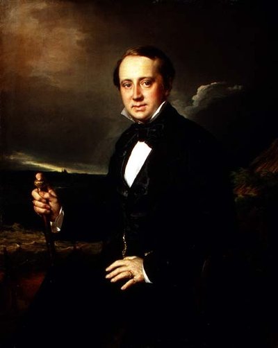 Portrait of Alexander Alexandrovich Sapozhnikov by Vasili Andreevich Tropinin