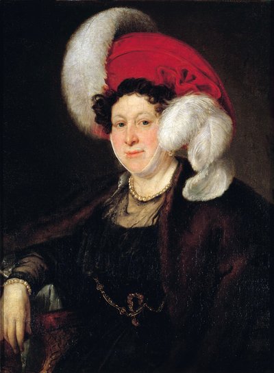 Portrait of Countess Natalia Alexandrovna Zubova 1775-1844, née Suvorova by Vasili Andreevich Tropinin