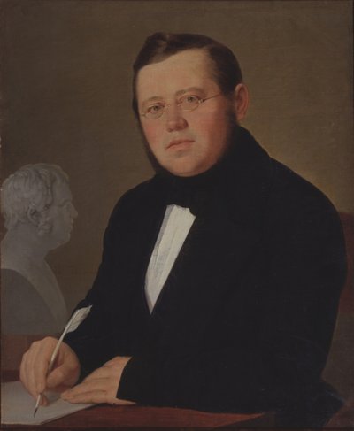 Portrait of the Author Mikhail Zagoskin by Vasili Andreevich Tropinin