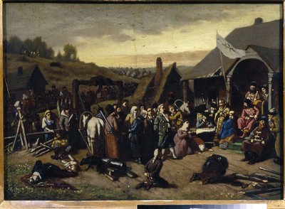 The Judgement of Pugachev by Vasili Grigorevich Perov