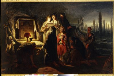 First Christians of Kiev by Vasili Grigorevich Perov