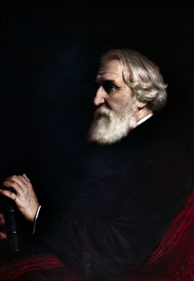 Portrait of Ivan Sergeyevich Turgenev by Vasili Grigorevich Perov