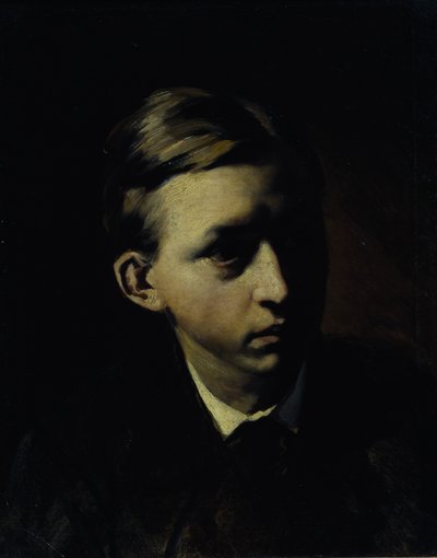 Portrait of the painter Nikolai Alexeyevich Kasatkin 1859-1930, 1876 by Vasili Grigorevich Perov