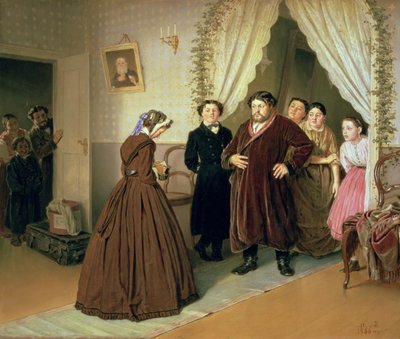 The Governess Arriving at the Merchant