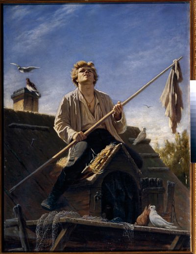 A Pigeon Fancier by Vasili Grigorevich Perov