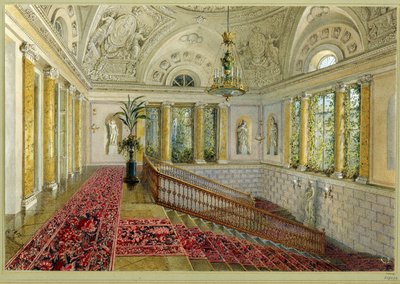 Staircase in a Palace by Vasili Semenovich Sadovnikov