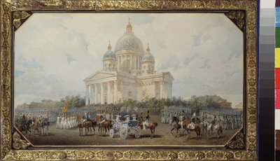 The Parade in Front of Saint Isaac