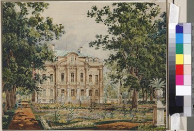 Own Dacha of Emperor Alexander II in Peterhof by Vasili Semenovich Sadovnikov