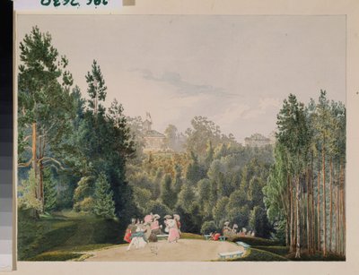 Scene in a Park by Vasili Semenovich Sadovnikov