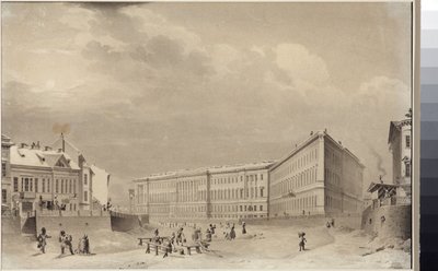 The General Staff building on the Moika River embankment by Vasili Semenovich Sadovnikov