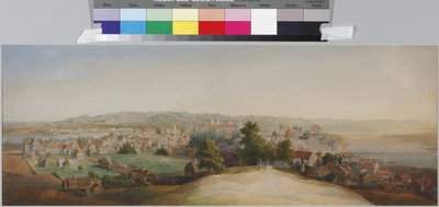 View of Kowno, by Vasily Semyonovich Sadovnikov. Watercolour on paper, End 1840s. State Museum of the History of Saint Petersburg by Vasili Semenovich Sadovnikov