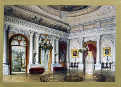 The Antonio Vigi Room in the Yusupov Palace in St. Petersburg by Vasili Semenovich Sadovnikov
