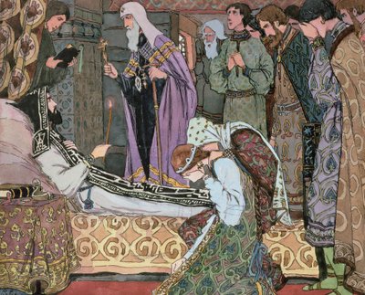 Deathbed of the Grand Duke Dmitry of Don by Vasili Vasil