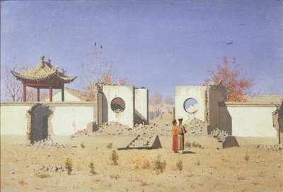A Chinese Temple Ruin in Akkent by Vasili Vasilievich Vereshchagin