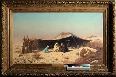 Arabs in the Desert, Koran Study by Vasili Vasilievich Vereshchagin