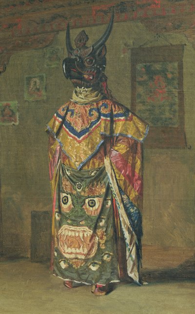 Buddhist Lama during the Holiday in the Pemionchi Cloister by Vasili Vasilievich Vereshchagin