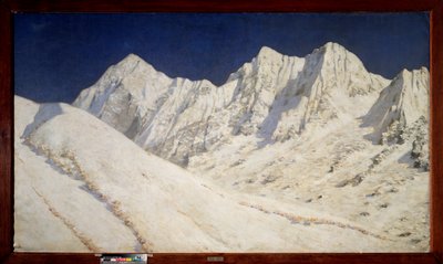 India, Snow on the Himalayas by Vasili Vasilievich Vereshchagin