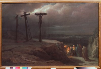 Night at Calvary by Vasili Vasilievich Vereshchagin