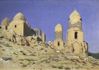 Necropolis Shah-i-Zinda The Living King in Samarkand by Vasili Vasilievich Vereshchagin