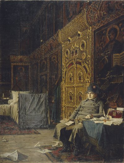 On the Way. Bad News from France by Vasili Vasilievich Vereshchagin