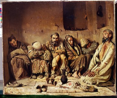 The Opium Smokers by Vasili Vasilievich Vereshchagin