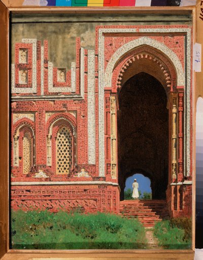 Qutub Minar, A surrounding gate in old Delhi by Vasili Vasilievich Vereshchagin