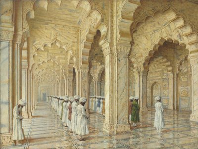 The Pearl Mosque at Agra, End of 1870s-Early 1880s by Vasili Vasilievich Vereshchagin