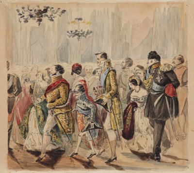 High Society Ball by Vasili Venediktovich Baranov
